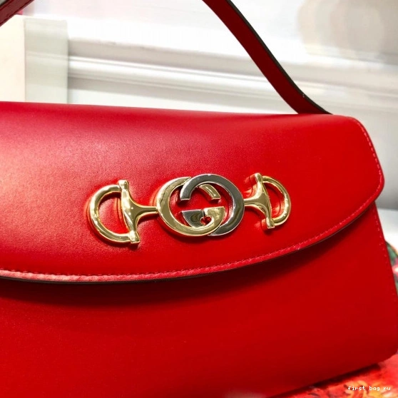 Firstbag ru Gucci Zumi smooth shoulder small leather bag 0713